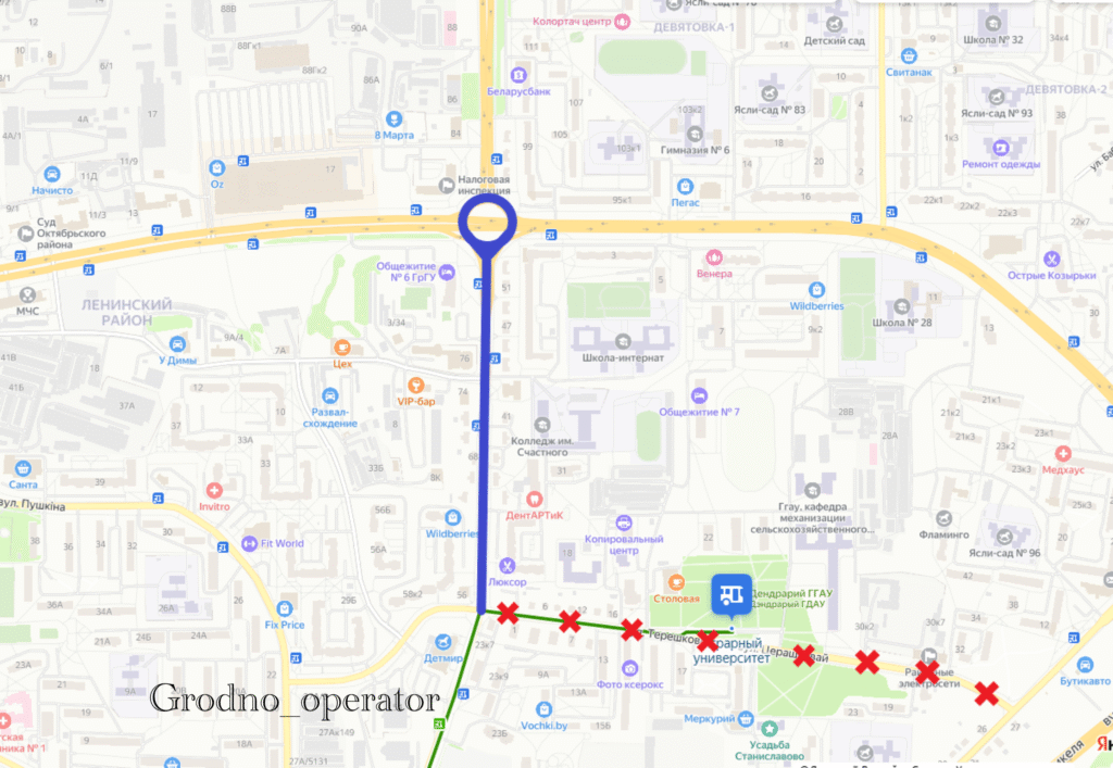 Временно изменяется городской автобусный маршрут №4